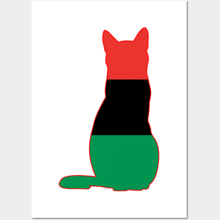 Pan-African flag Posters and Art